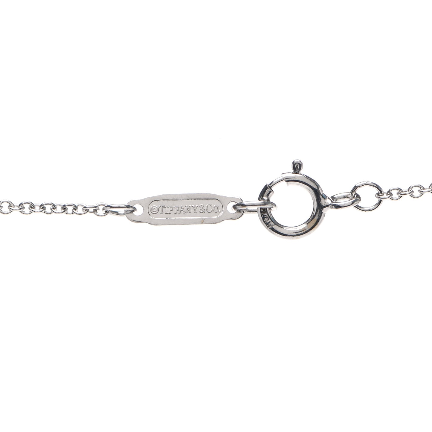 Platinum 18K White Gold Diamond Star Key Pendant Necklace