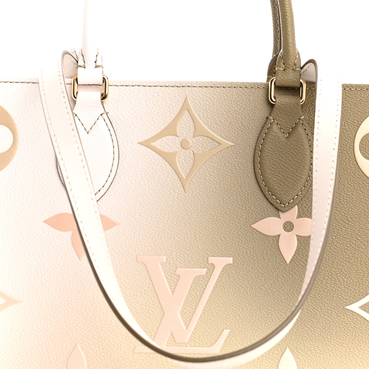 Louis Vuitton Monogram Giant Spring In The City Onthego MM Sunset Kaki 7 of 10