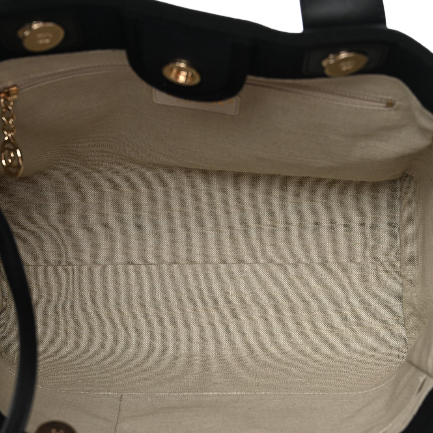 Chanel Mixed Fibers Small Deauville Tote Black 6 of 14