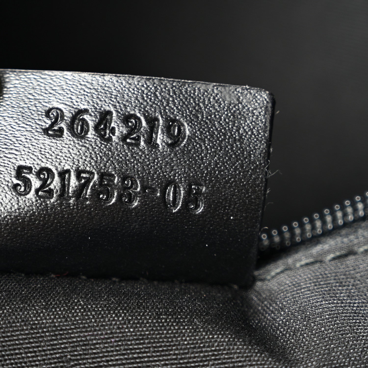 Gucci Canvas Shoulder Bag Black 7 of 10