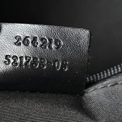 Gucci Canvas Shoulder Bag Black 7 of 10