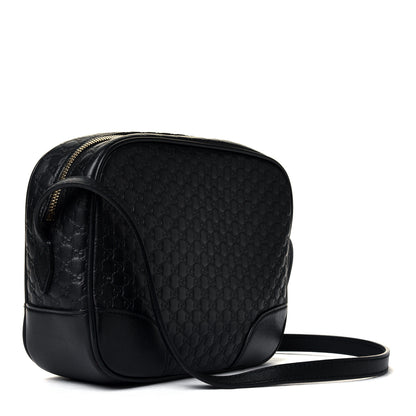Gucci Microguccissima Mini Bree Messenger Bag Black 2 of 6
