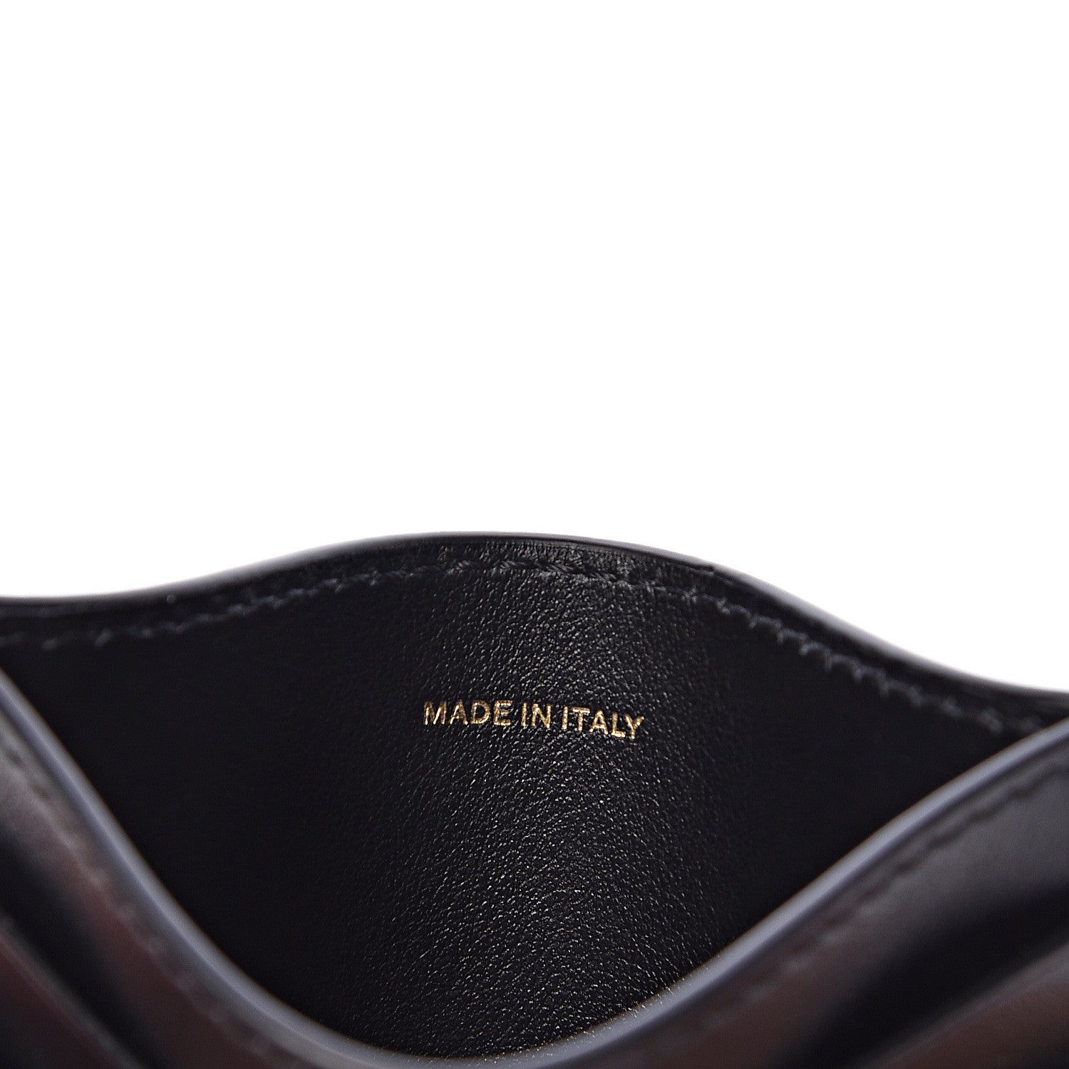 Burberry Grainy Calfskin Monogram Motif Card Case Black 7 of 7