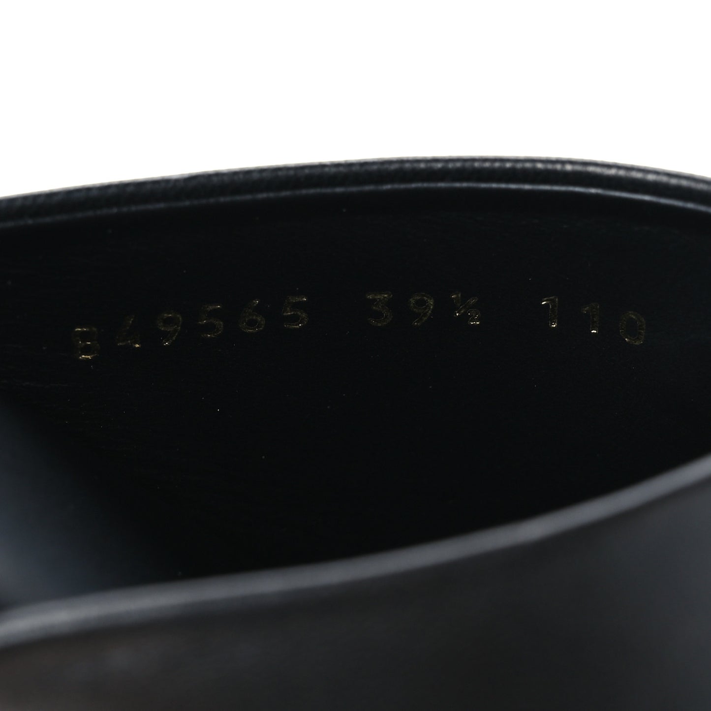 Nappa Annette Horsebit Slippers 39.5 Black