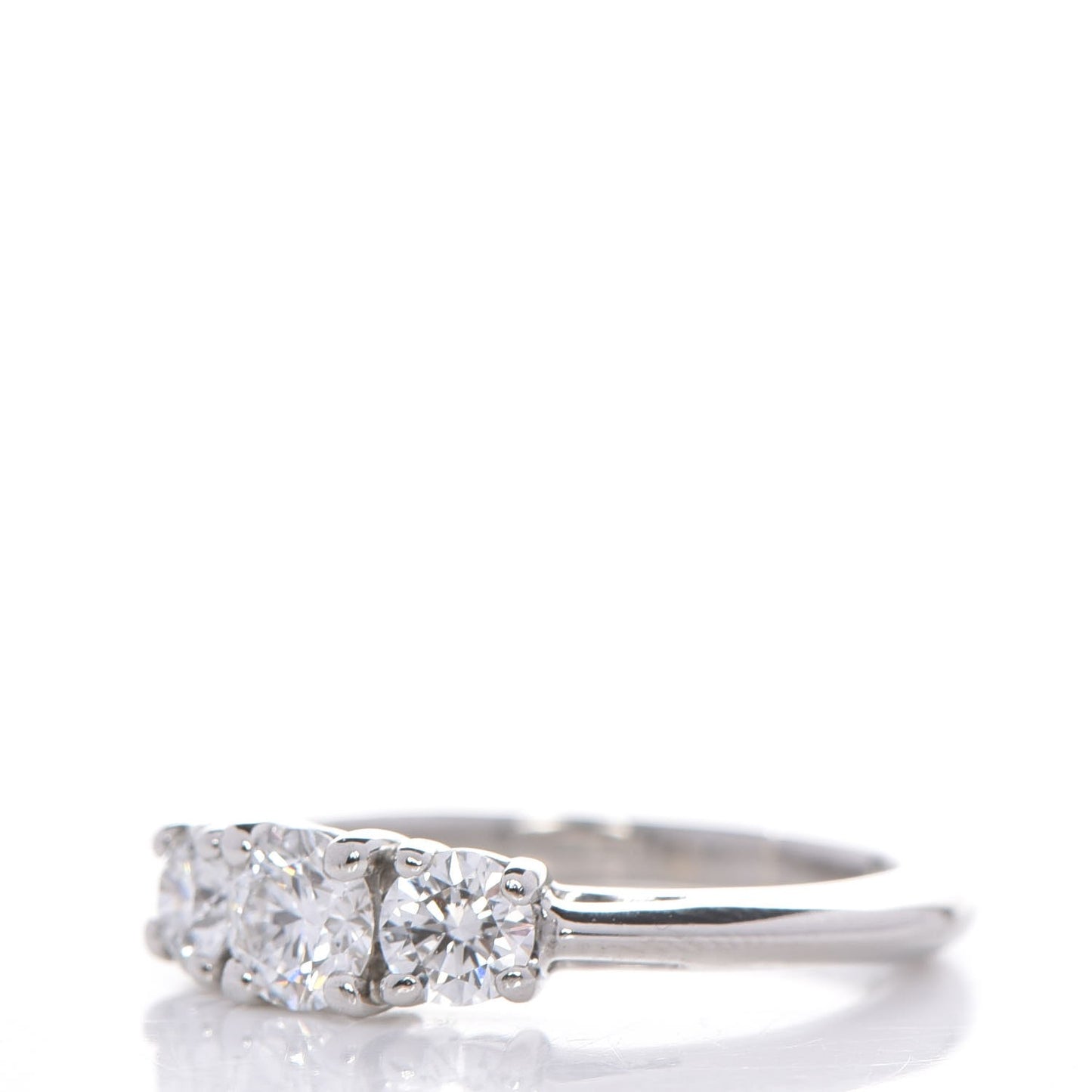 Platinum .66ctw Diamond Engagement Ring 49.5 5