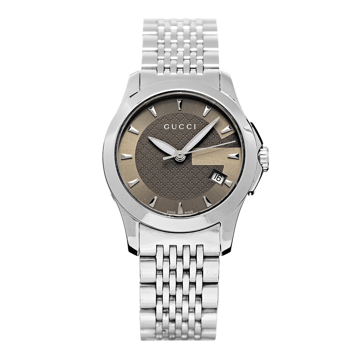 Stainless Steel 27mm G-Timeless Quartz Watch Brown