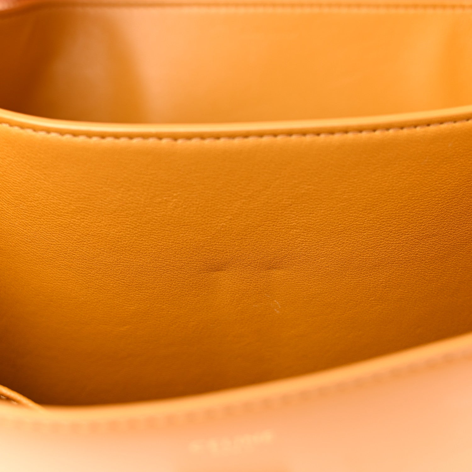 Celine Smooth Calfskin Medium Classic Box Flap Bag Daffodil 8 of 18