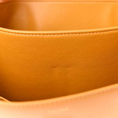 Celine Smooth Calfskin Medium Classic Box Flap Bag Daffodil 8 of 18