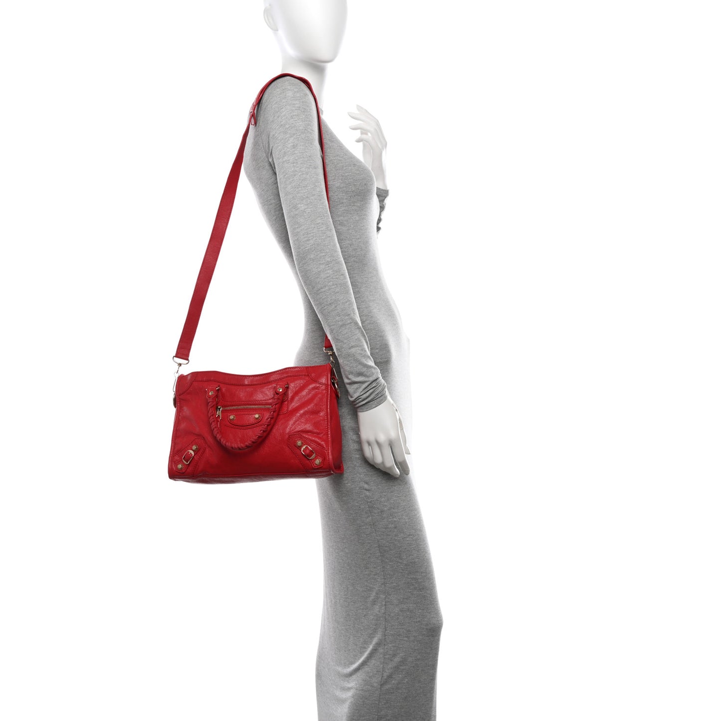Agneau Giant 12 Gold Hardware S City Rouge Cardinal