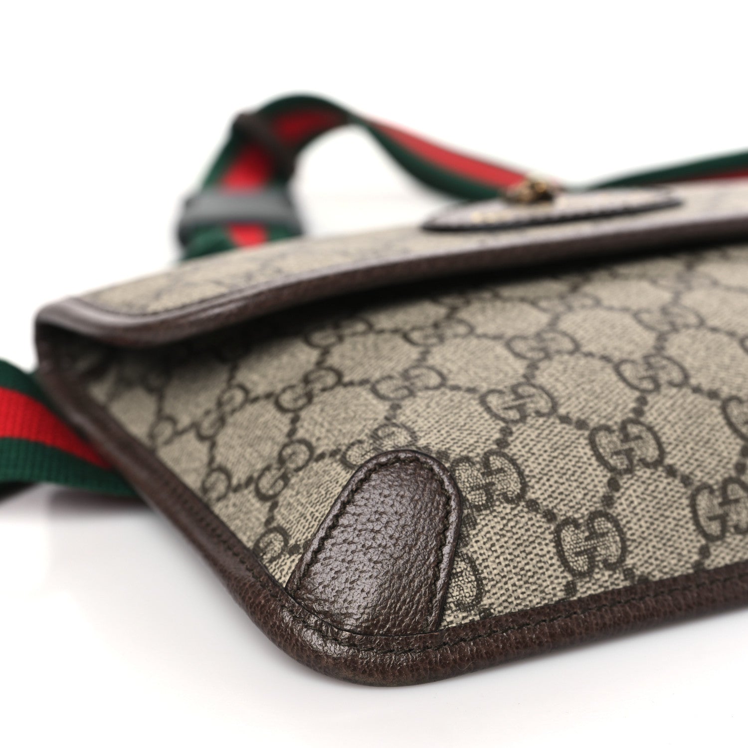 Gucci GG Supreme Monogram Neo Vintage Web Belt Bag Brown 7 of 9