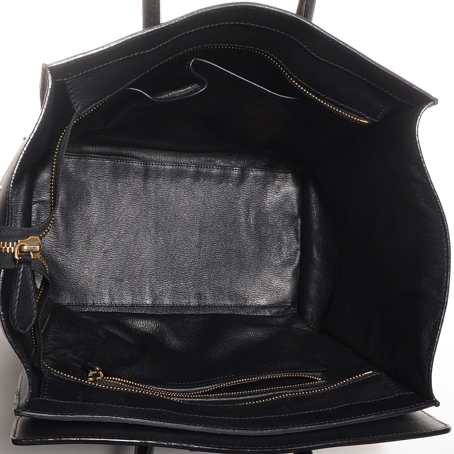 Celine Smooth Calfskin Mini Luggage Black 5 of 9