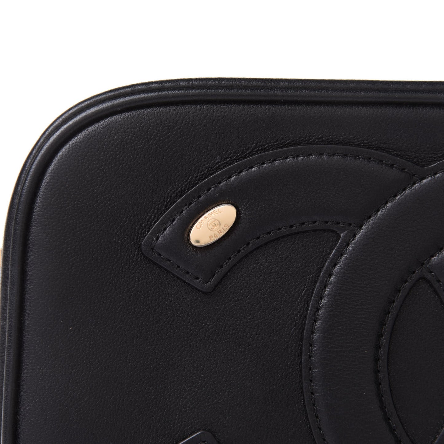 Calfskin CC Mania Camera Case Black