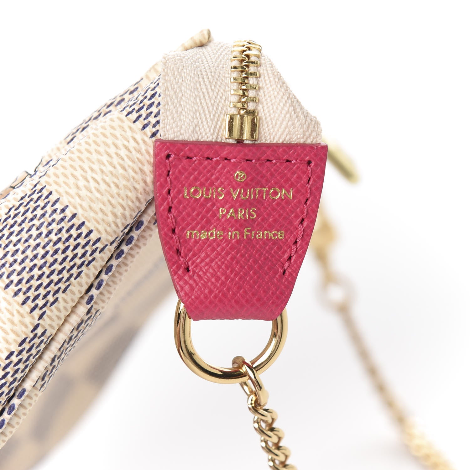Louis Vuitton Damier Azur 2015 Christmas Animation Mini Pochette Accessories 5 of 8
