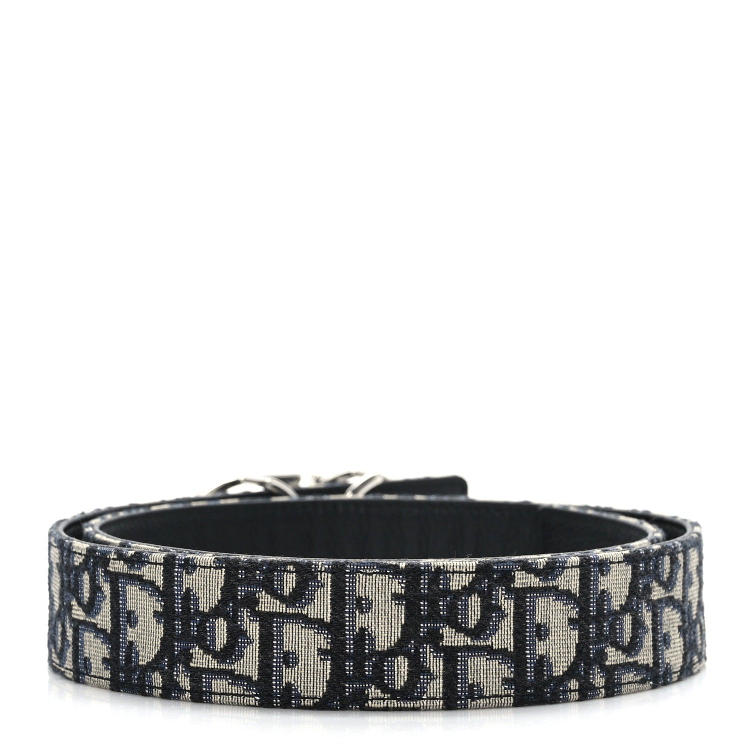 Christian Dior Oblique 35mm Reversible Belt 100 40 Blue 2 of 5