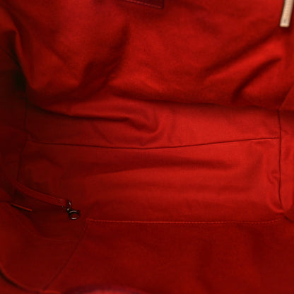 Chanel Lurex Boucle Medium Deauville Tote Red 5 of 10