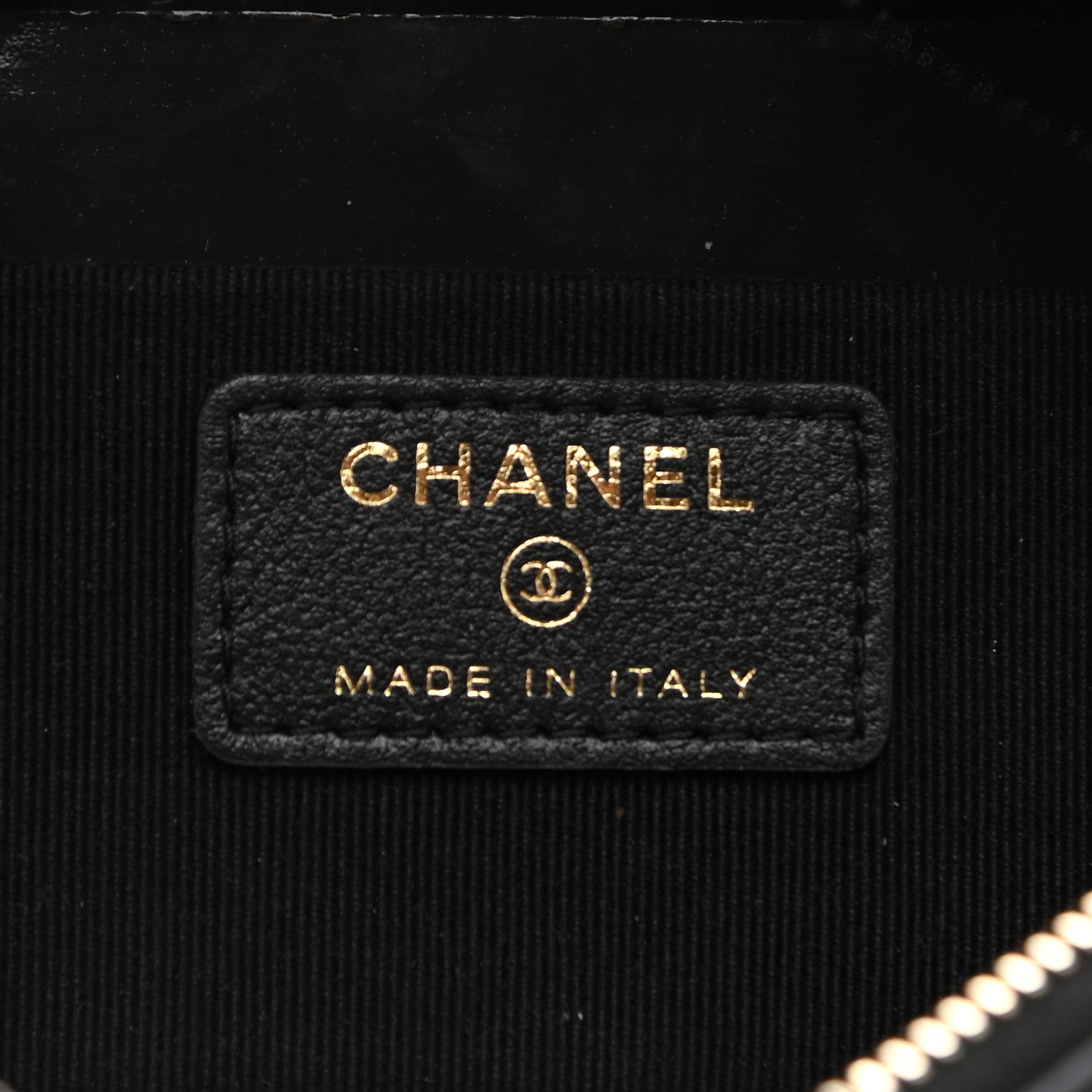 Chanel Nylon Grosgrain Quilted Lifestyle Clutch with Chain Black 6 of 11