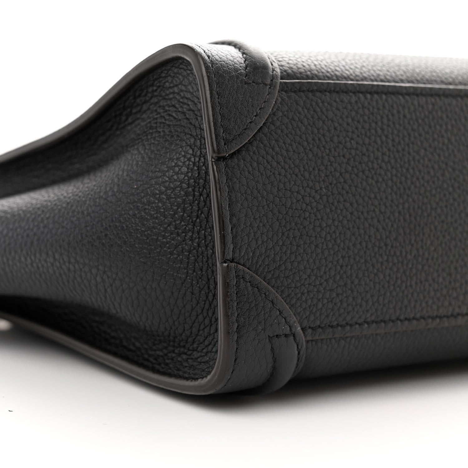 Celine Drummed Calfskin Nano Luggage Black 9 of 13