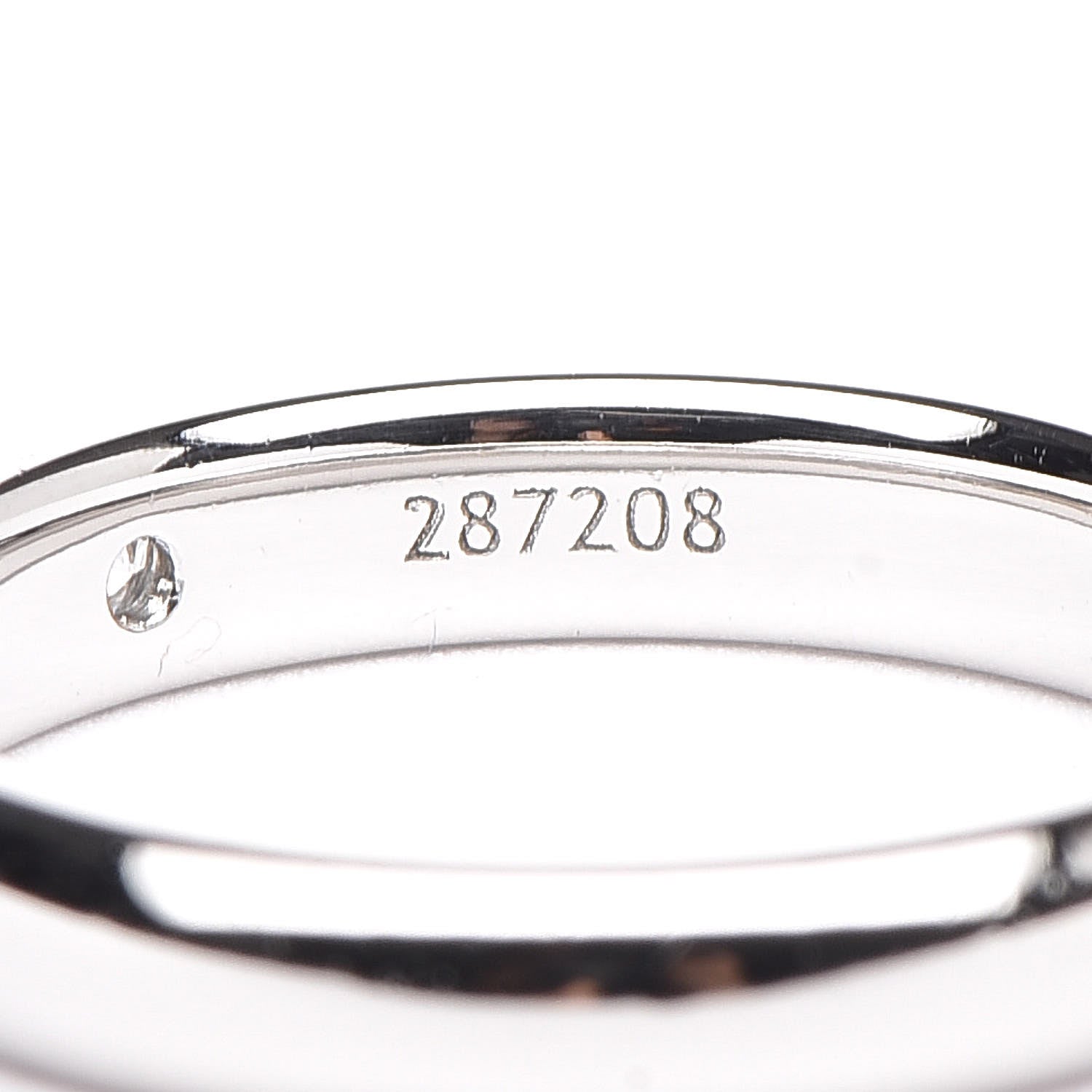 Harry Winston Platinum Diamond Band Ring 46 3.75 5 of 6