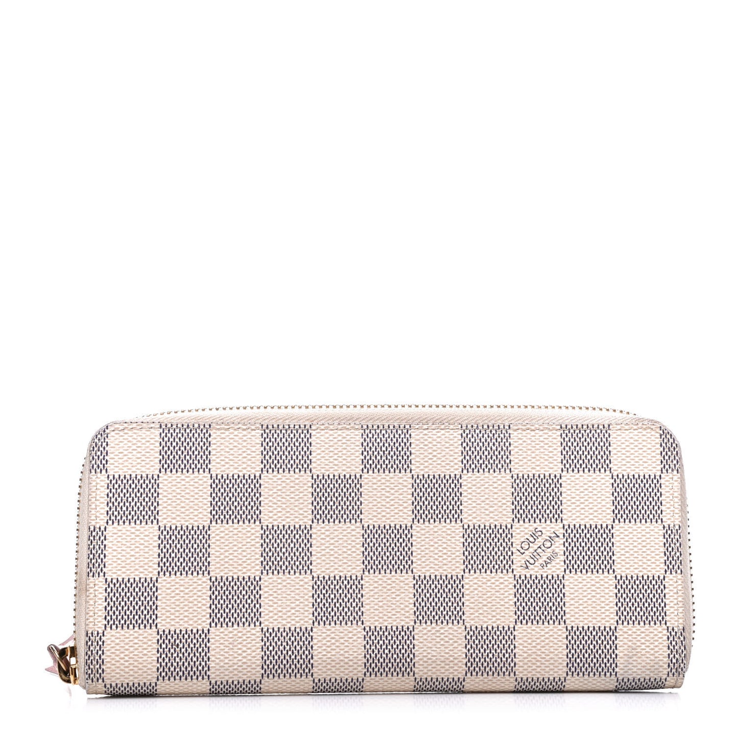 Damier Azur Clemence Wallet Rose Ballerine