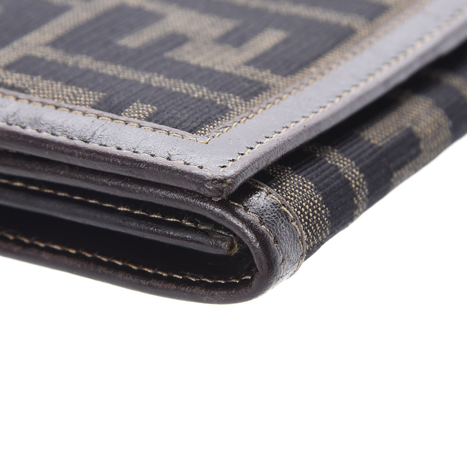 Fendi Zucca Continental Wallet Tobacco 7 of 8