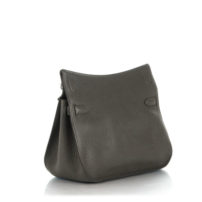 Hermes Taurillon Clemence Jypsiere 28 Vert de Gris 3 of 7