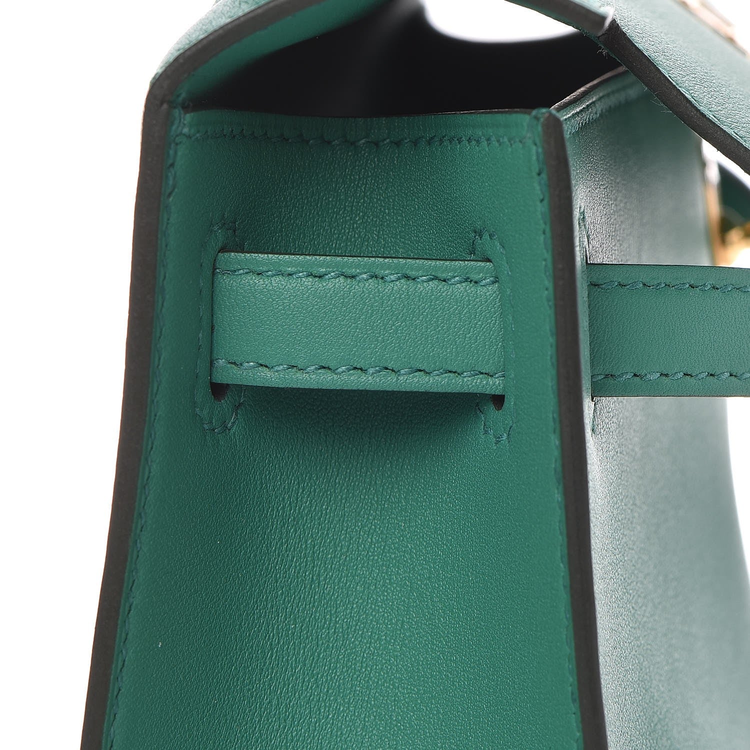 Hermes Swift Kelly Pochette Clutch Vert Vertigo 17 of 28