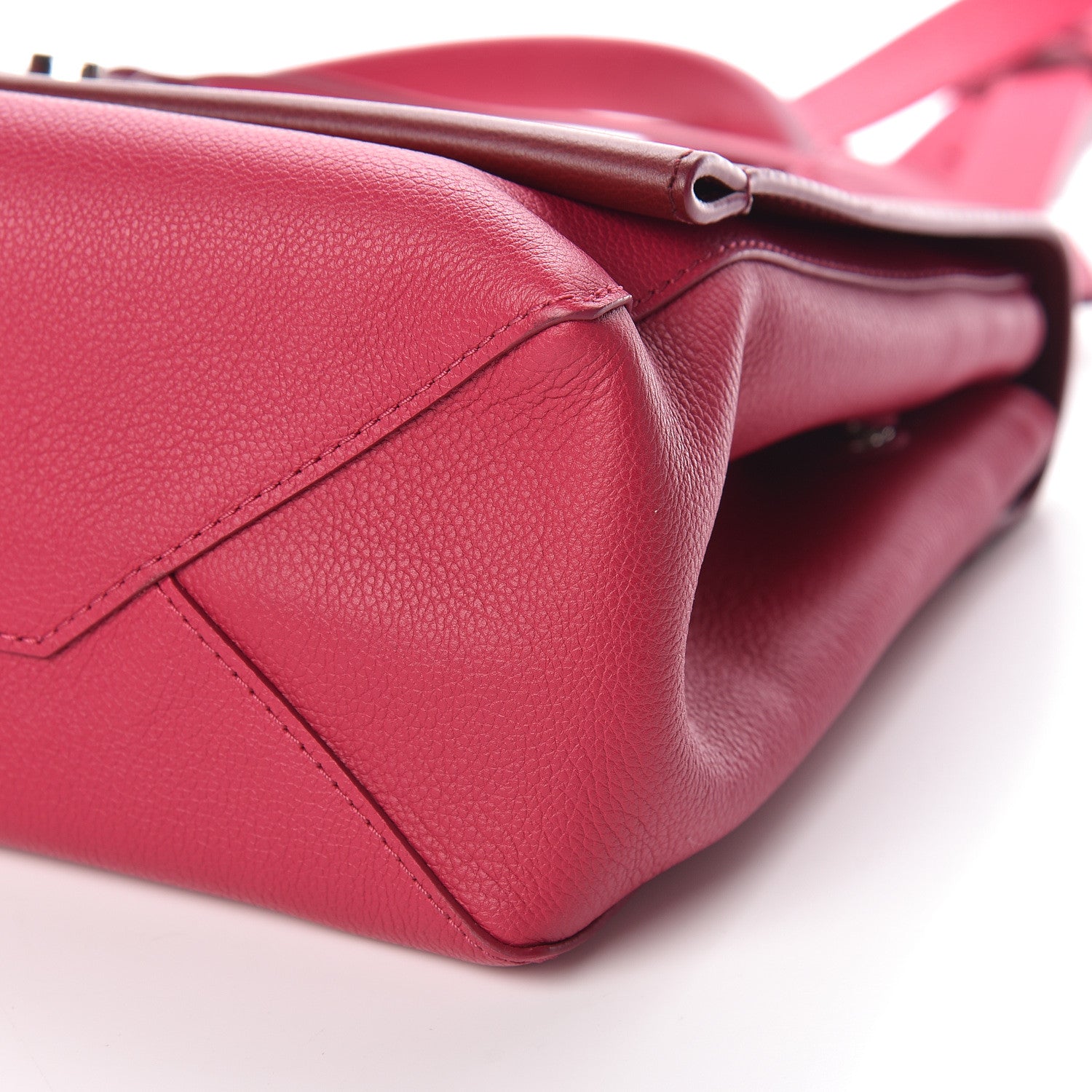 Louis Vuitton Calfskin Lockme II Top Handle Grenat Dahlia 10 of 10