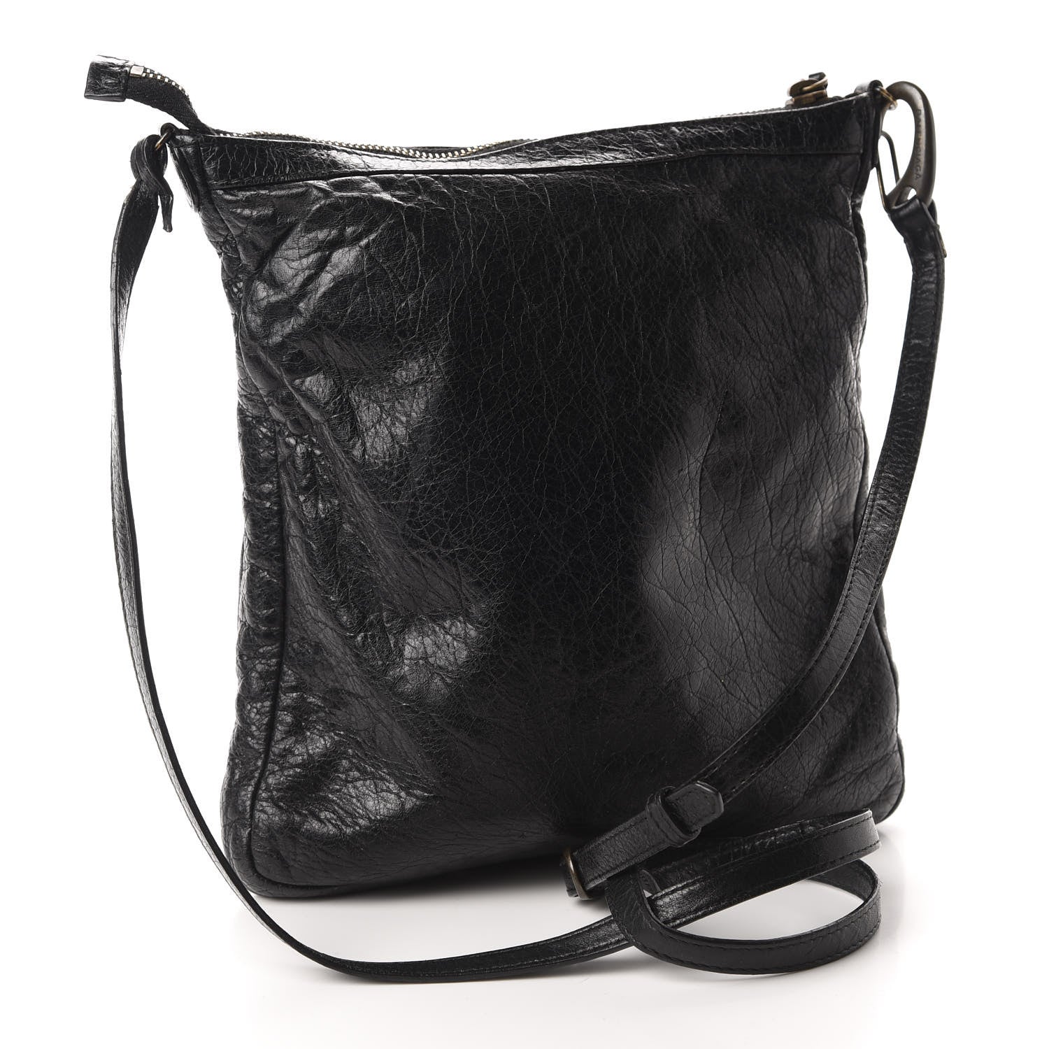 Balenciaga Agneau Classic Hardware Flat Crossbody Black 3 of 12