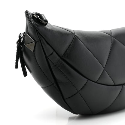 Valentino Garavani Nappa Monochrome Roman Stud Belt Bag Black 10 of 11