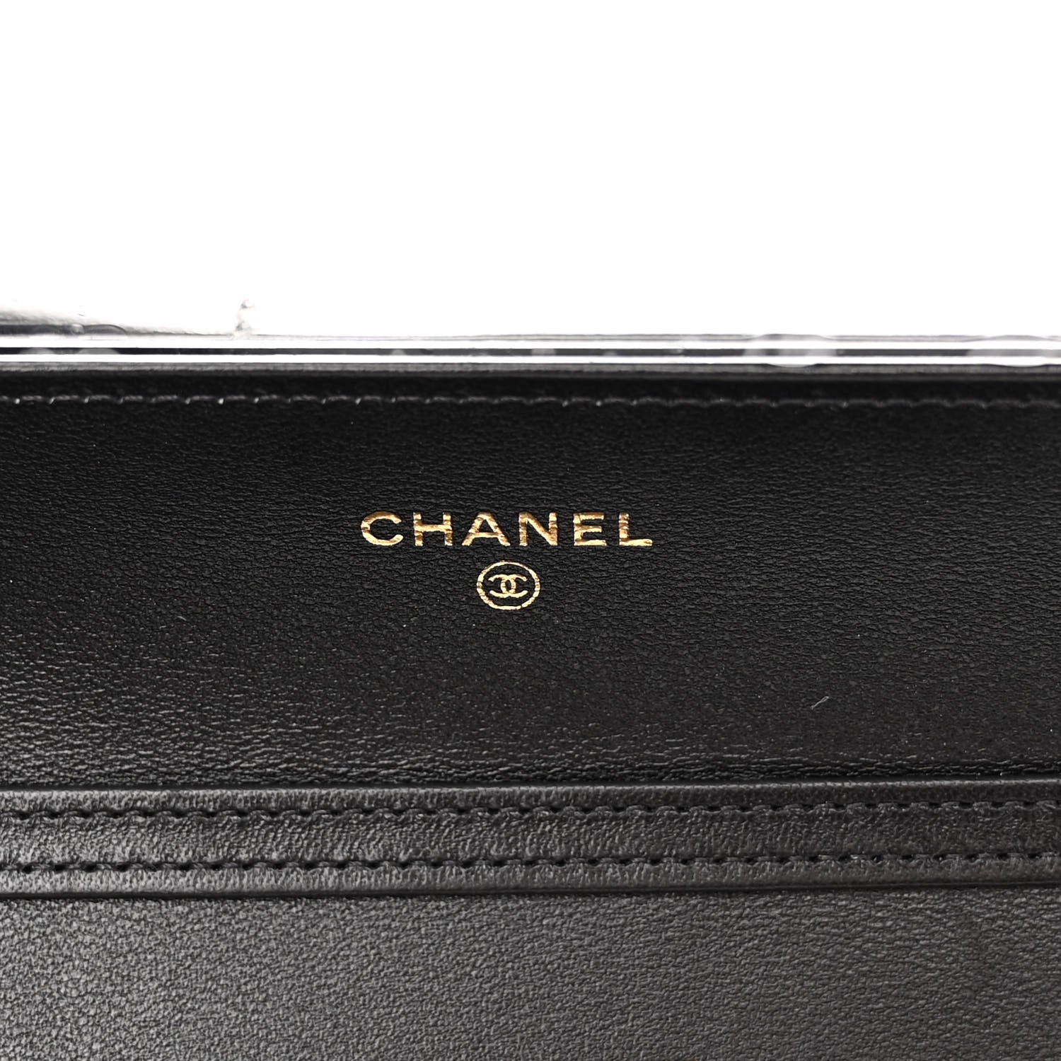 Chanel Lambskin Quilted Timeless CC Wallet On Chain WOC Black 6 of 13