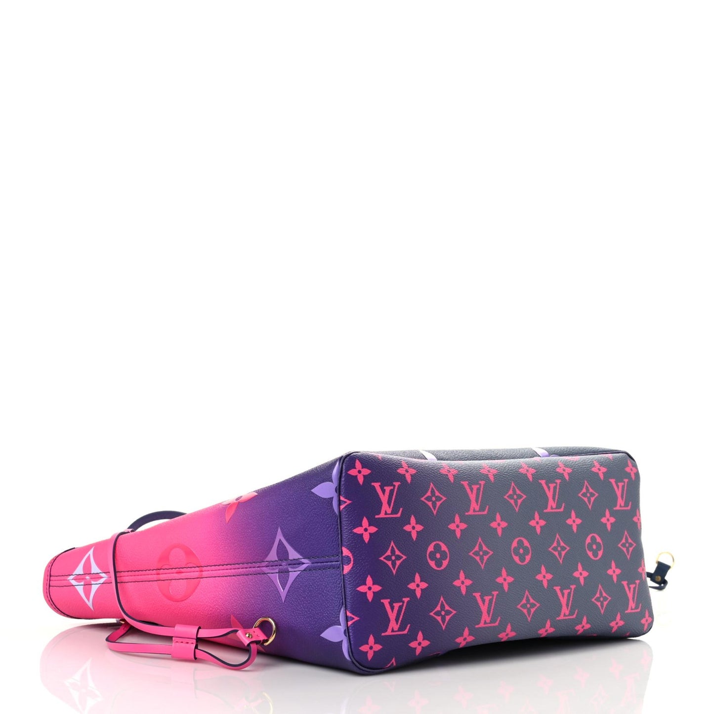 Monogram Giant Spring In The City Neverfull MM Midnight Fuchsia