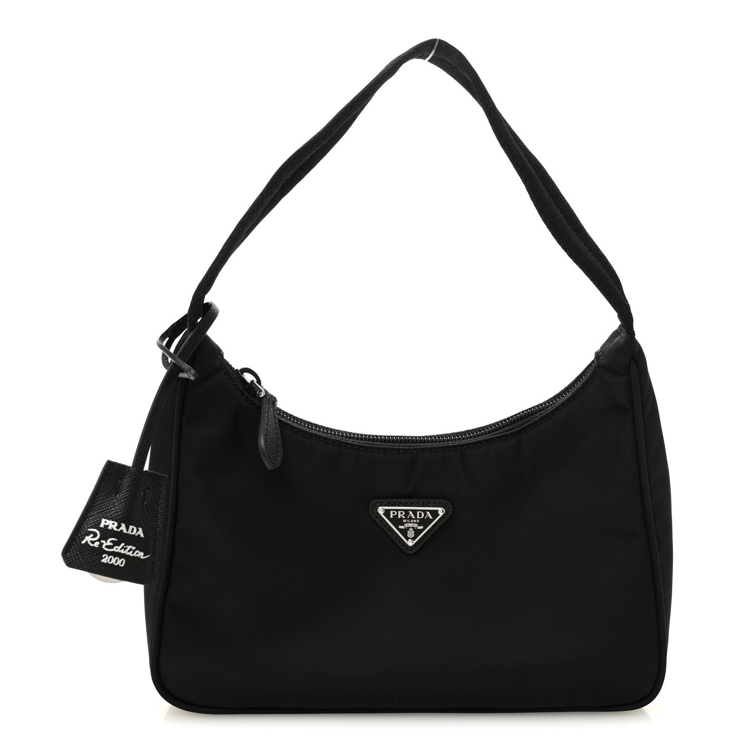 Prada Tessuto Nylon Mini Re-Edition 2000 Bag Black 1 of 10