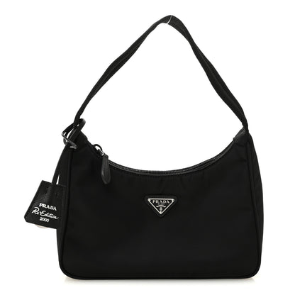 Prada Tessuto Nylon Mini Re-Edition 2000 Bag Black 1 of 10