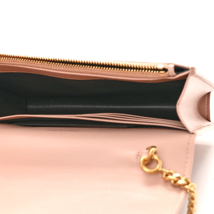 Saint Laurent Smooth Calfskin Classic Monogram Kate Tassel Chain Wallet Pale Pink 5 of 11