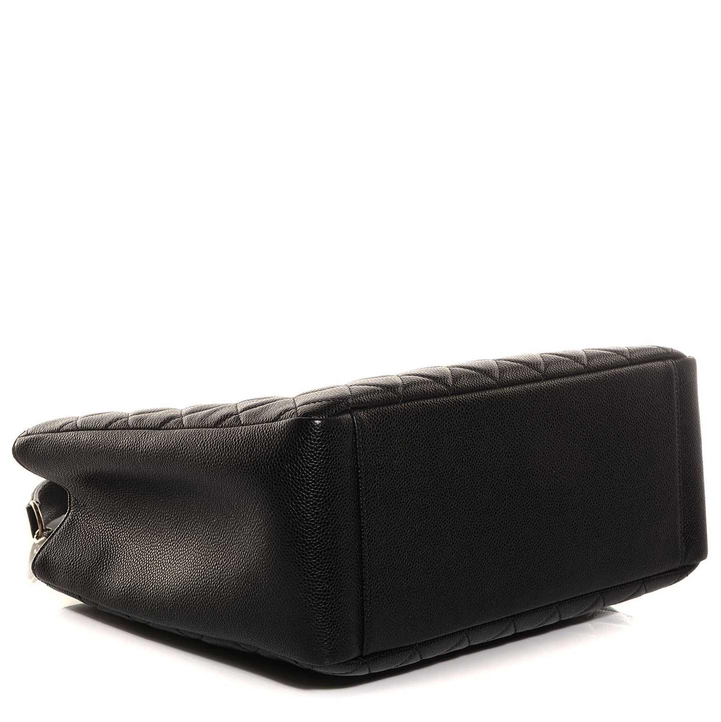 Caviar Quilted Grand Shopping Tote GST Black