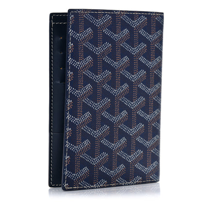 Goyard Goyardine Passport Wallet Navy 3 of 8