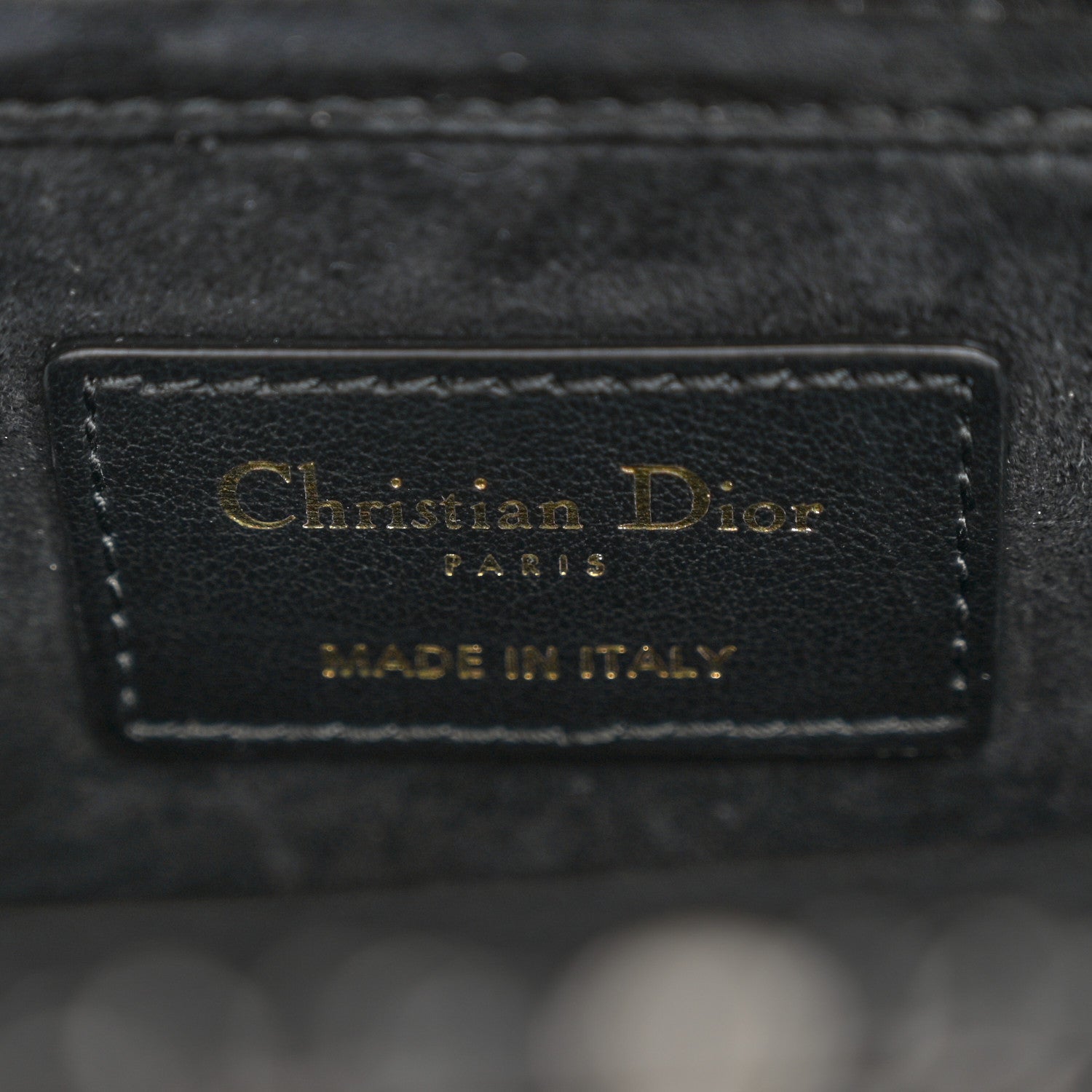Christian Dior Tweed Cannage Lady D-Joy Black White 6 of 10
