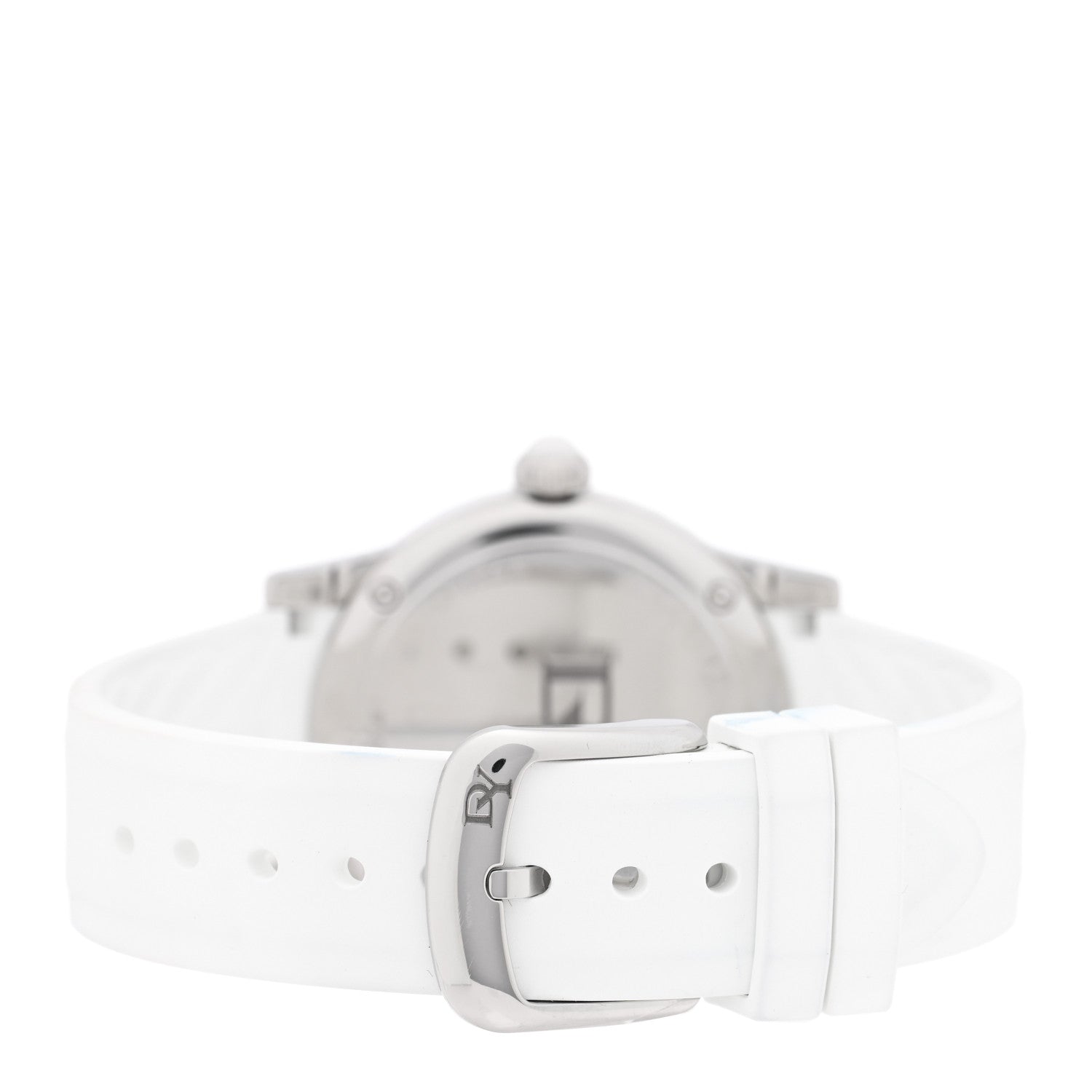 David Yurman Stainless Steel Rubber Diamond 35mm Classic Quartz Watch White 3 of 5