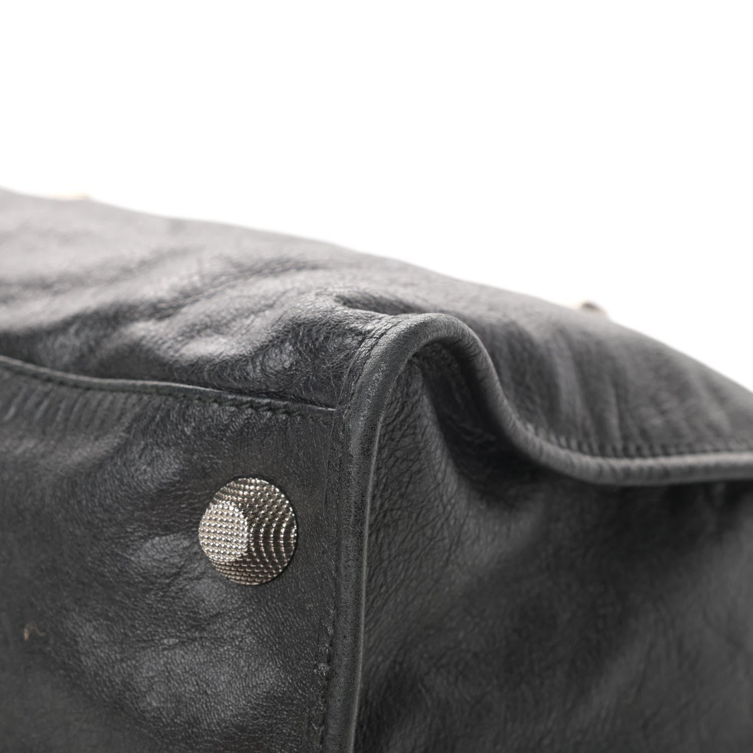 Balenciaga Agneau Giant 21 Silver Hardware Work Black 12 of 18