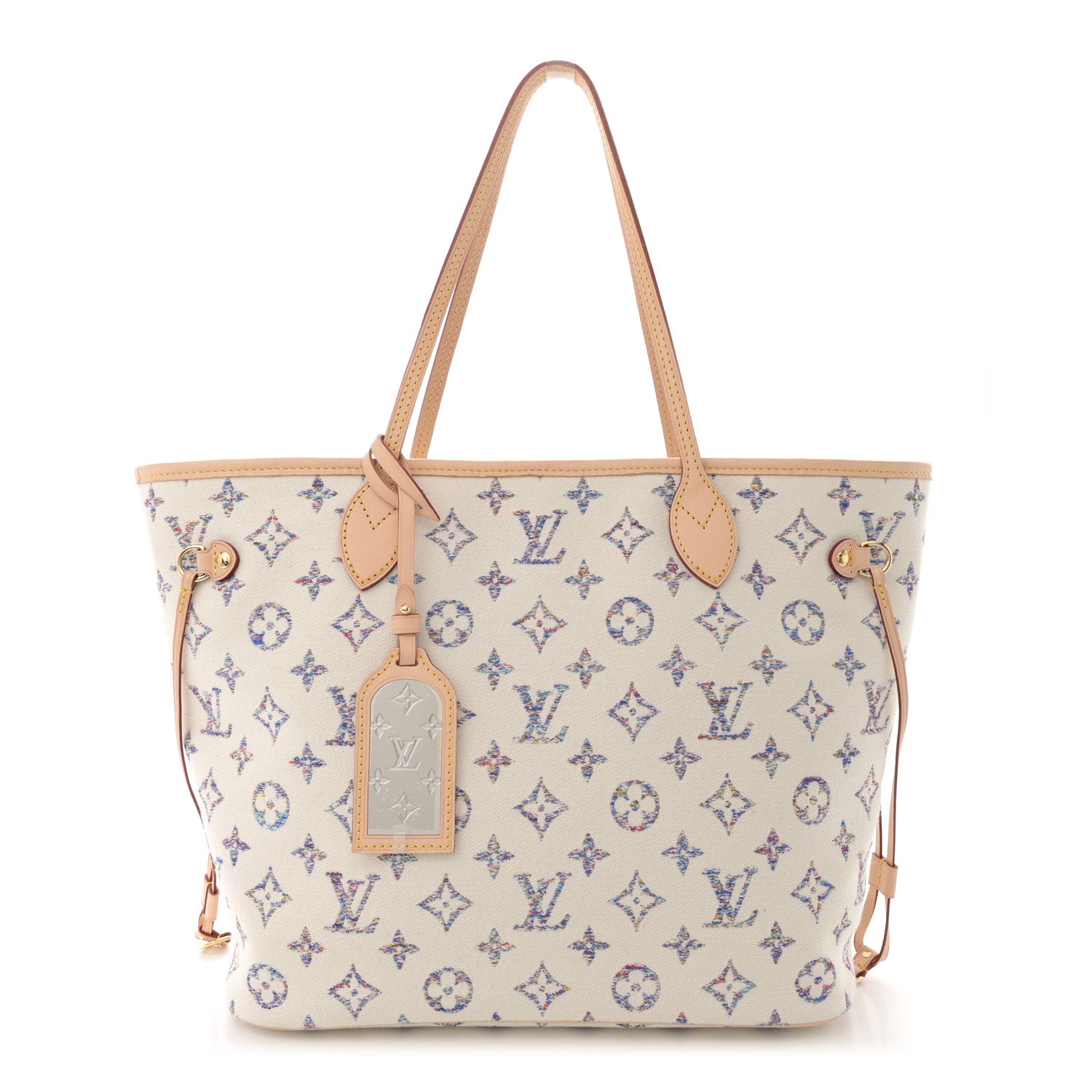 Louis Vuitton Monogram Jacquard Neverfull MM Multicolor Beige 1 of 9