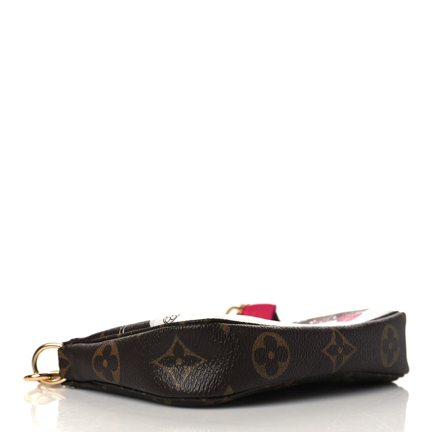 Monogram 2019 Christmas Animation Mini Courchevel Pochette Accessories Fuchsia