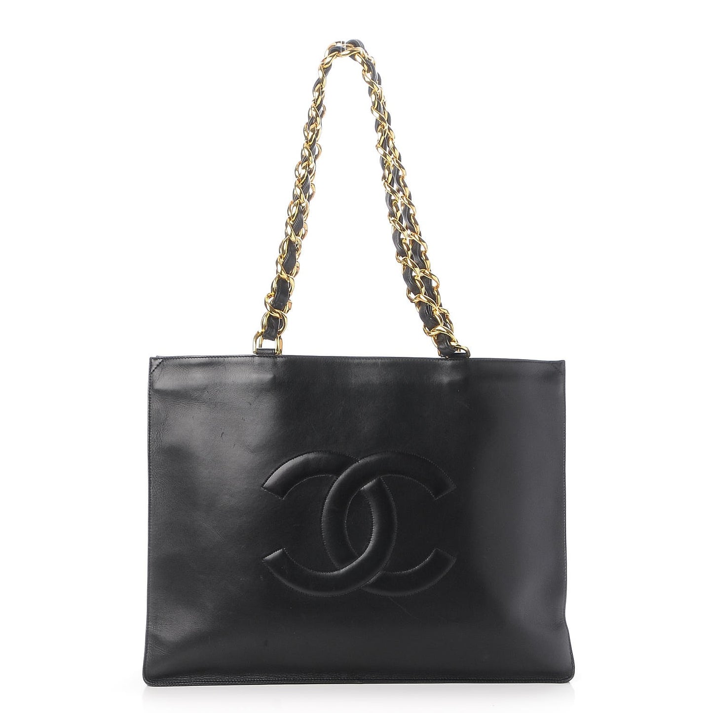 Lambskin CC Tote Black