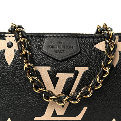 Louis Vuitton Empreinte Monogram Giant Multi Pochette Accessories Mini Pochette Black Beige 7 of 9