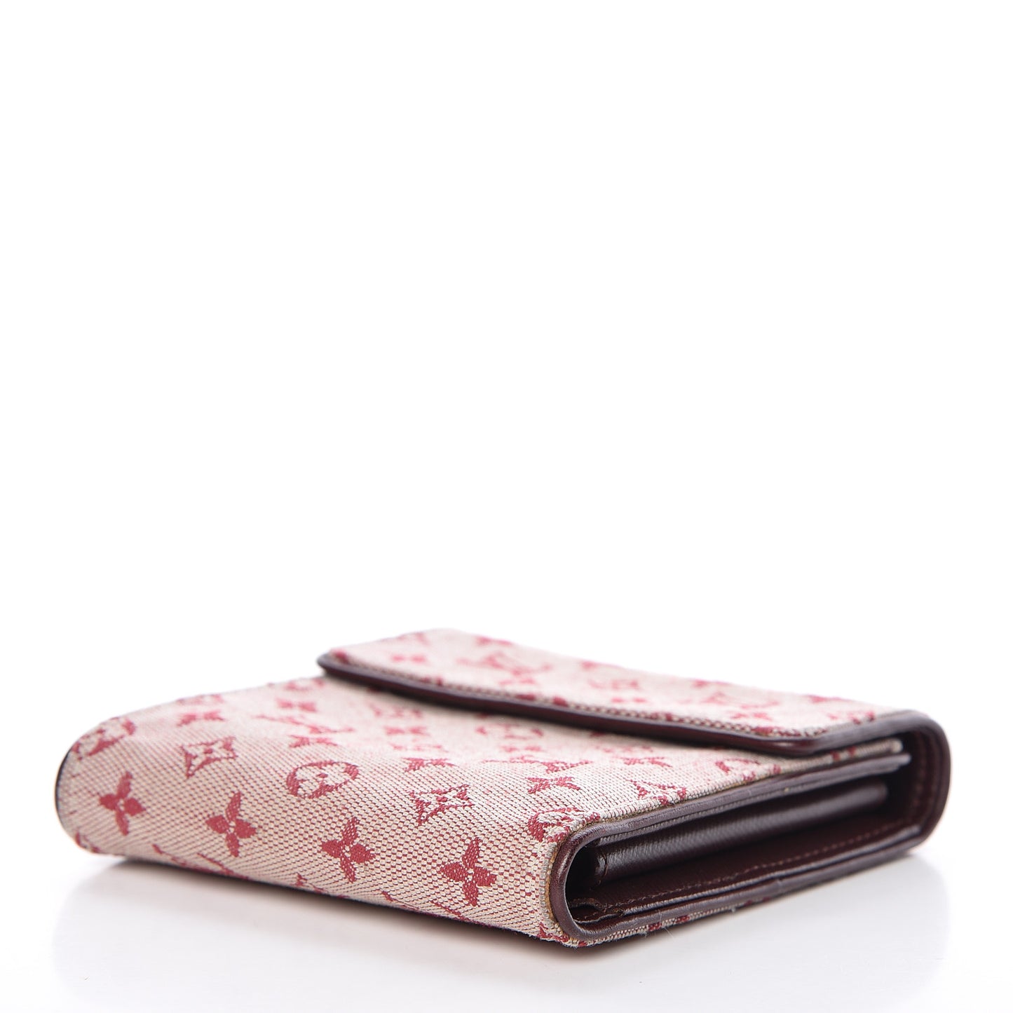 Mini Monogram Compact Wallet Cherry