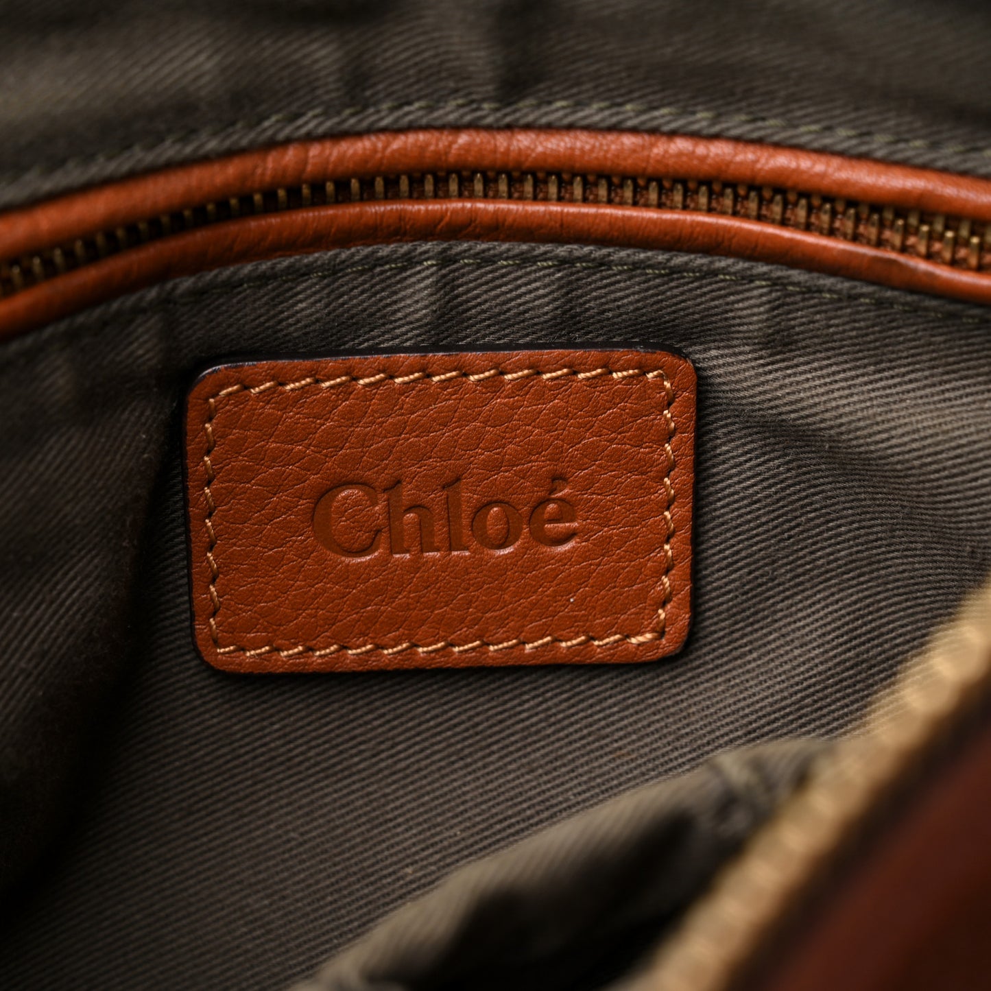 Calfskin Medium Marcie Satchel Tan