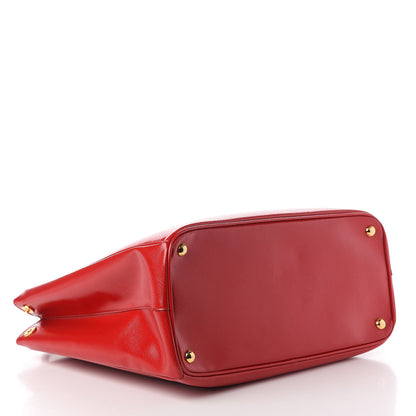 Prada Saffiano Vernice Parabole Tote Rosso 4 of 11