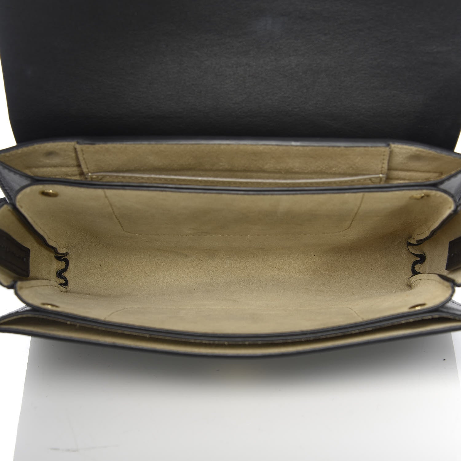 Chloe Suede Calfskin Small Faye Shoulder Bag Black 5 of 10