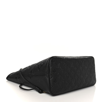 Louis Vuitton Empreinte Monogram Giant Neverfull MM Black 5 of 7