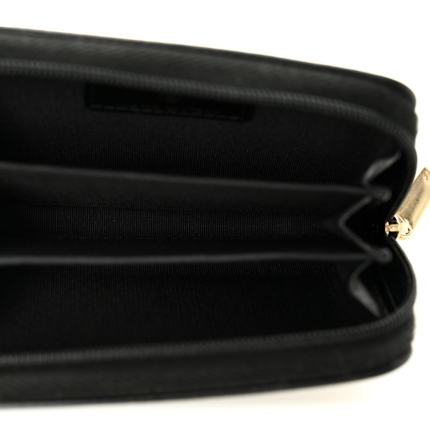 Chanel Caviar Timeless CC Zip Around Coin Purse Black 1847909