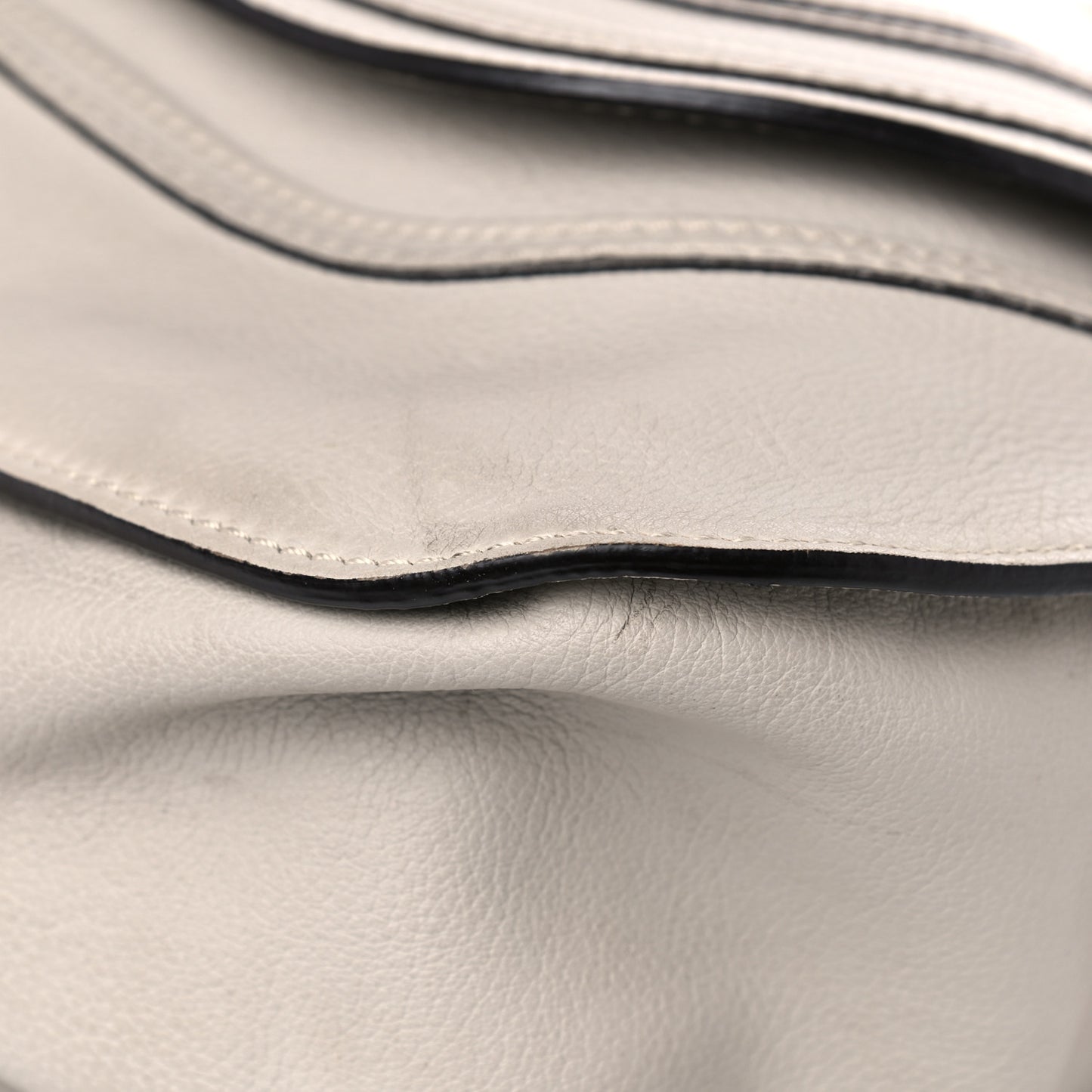 Calfskin Large Marcie Satchel Dove